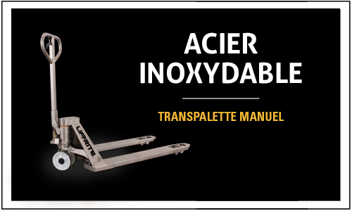 Transpalettes en acier inoxydable