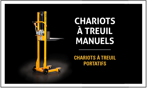 Chariots à treuil manuels