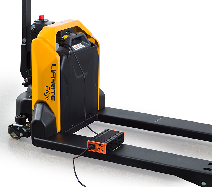 Lift-Rite Edge, red charger, fast and easy charging, lithium-ion battery